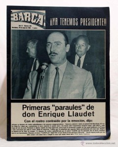 Llaudet presidente barcelona 1961