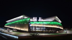 arena pantanal noche