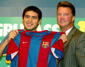 van gaal riquelme barcelona