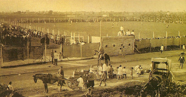 Vista de la cancha de Talleres en 1932