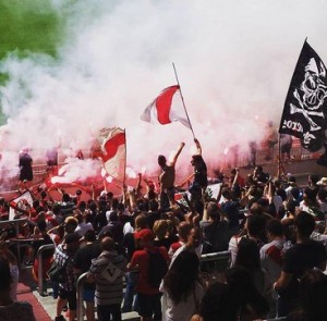 St Pauli Rayo banderas