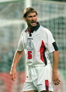 World Cup 1998 Finals, St, Etienne, France, 30th June, 1998, England 2 v Argentina 2 (Argentina win 4-3 on penalties), Tony Adams, England during the match (Photo by Popperfoto/Getty Images)