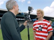 Campino con la camiseta de Fortuna Duesseldorf